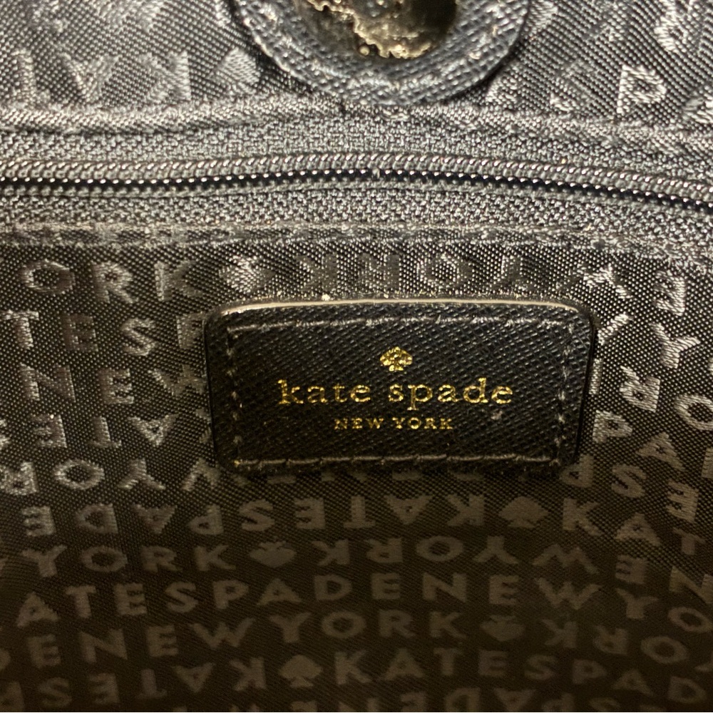 Kate Spade Laurel Way Evangeline Satchel – Black Saffiano Leather - Picture 3 of 11